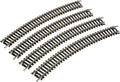 Walthers Life-Like 18" Radius Curve 4-Pack-Code 100 Nickel Silver 433-3000 HO Scale Model Railroad - Track System