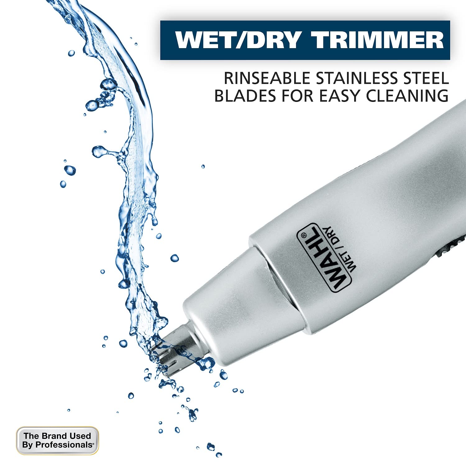 Battery Men’s Nose Hair Trimmer - Eyebrows, Neckline, Nose & Ear Hair | Quick Multi-Head Cordless Precision Trimming