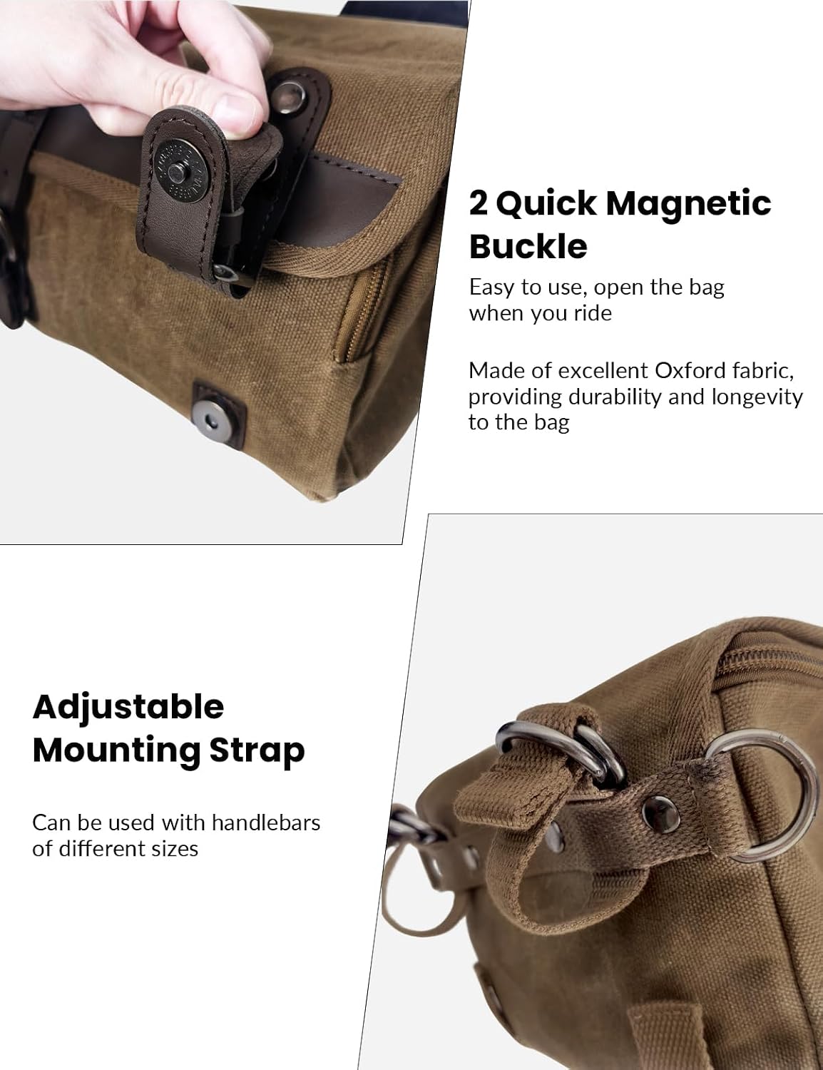 Motorcycle Bags Vintage Motorcycle Tool Bag Waterproof Messenger Bag Bike Tank Bag Saddle Bag Canvas Sissy Bar Bag