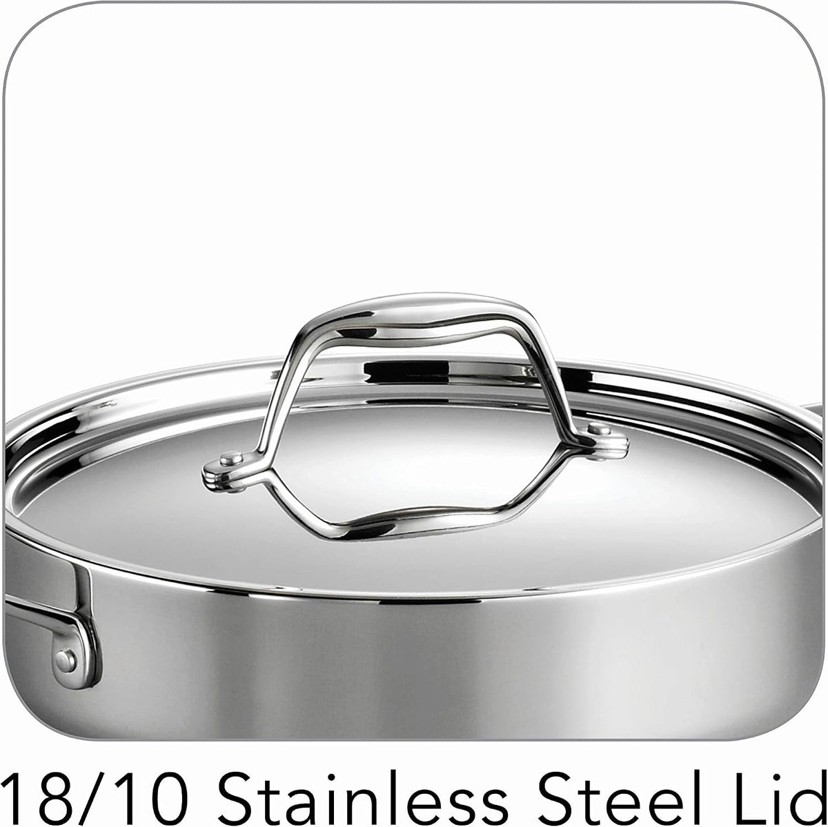 Signature Tri-Ply Clad Stainless Steel 6-Quart Braiser Pan