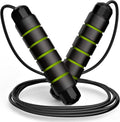 Jump Rope, Rapid Speed Jumping Rope Cable with Ball Bearings for Women, Men, and Kids, Adjustable Steel Jump Rope