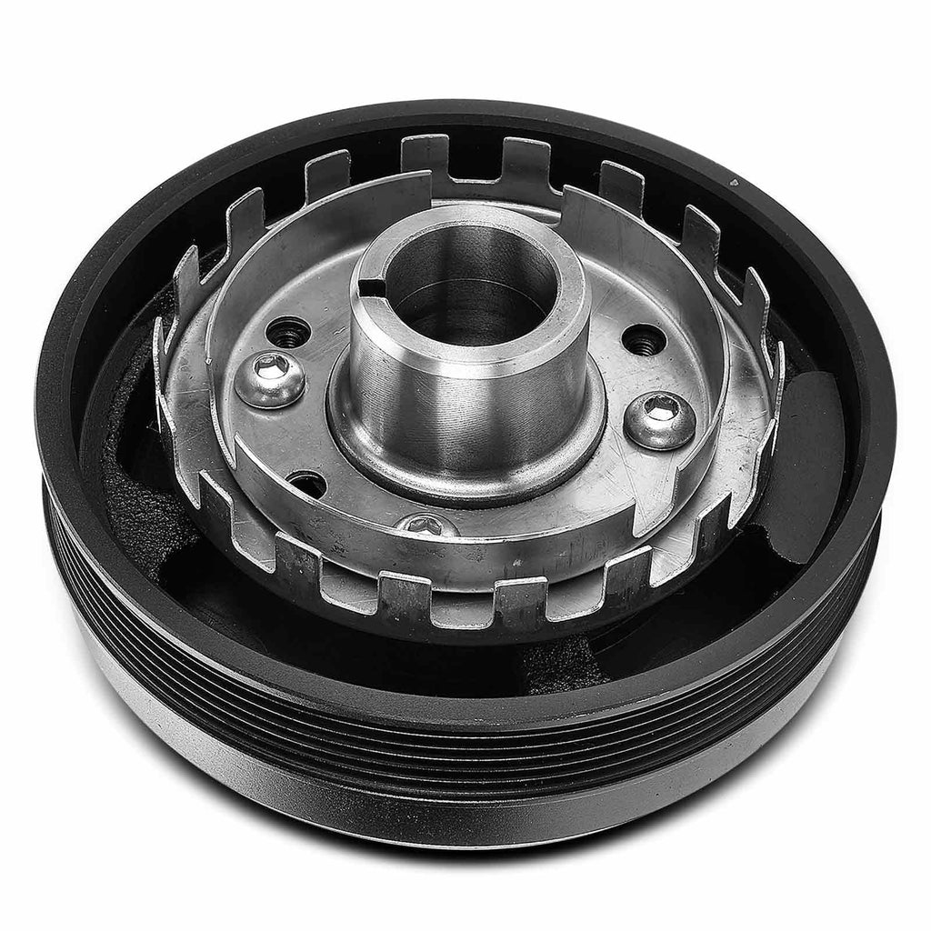 A-Premium Engine Harmonic Balancer Crankshaft Pulley Compatible with Chevy