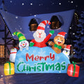 8.53 FT Christmas Inflatable Outdoor Holiday Celebrate Decor | Waterproof Material, Christmas Blow Up, Built-in LED