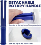 Mini Clear Stretch Wrap Film with Handle 80 Gauge 5" x 1000Ft