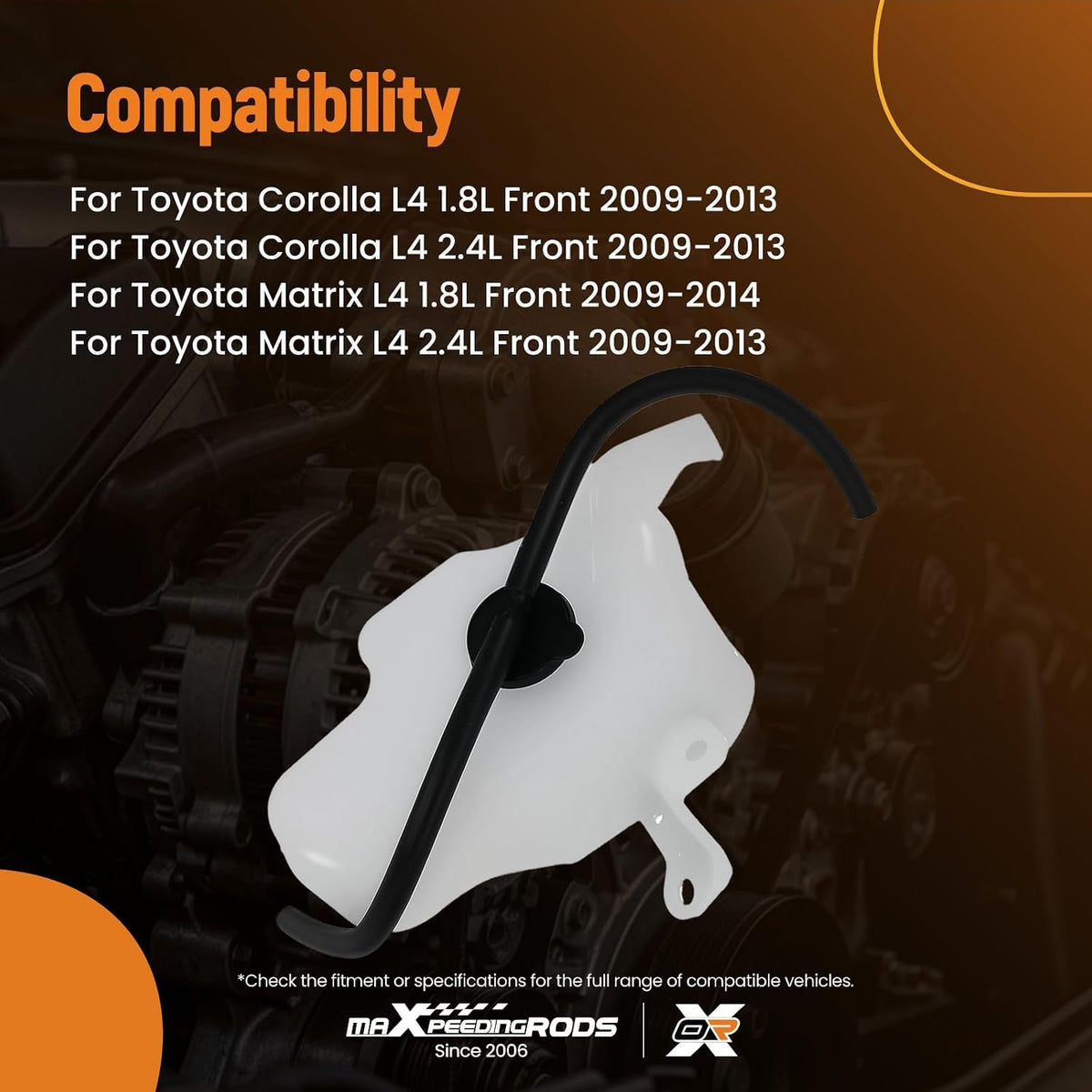 maXpeedingrods Coolant Reservoir for Toyota Corolla Matrix