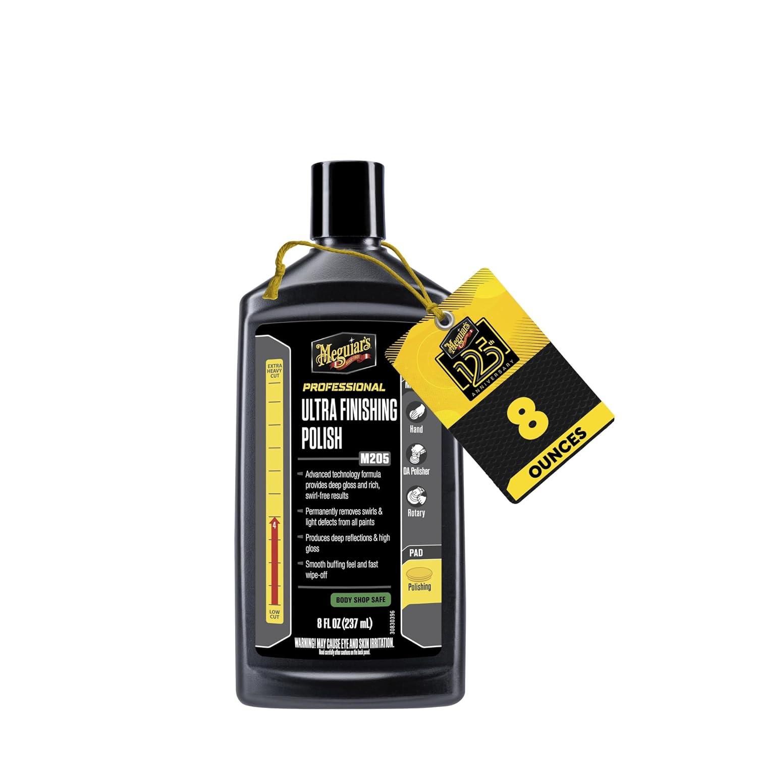 Professional M205 Ultra Finishing Polish Mirror Glaze, 8oz | Finishing Car Polish Removes Fine Swirls & Holograms