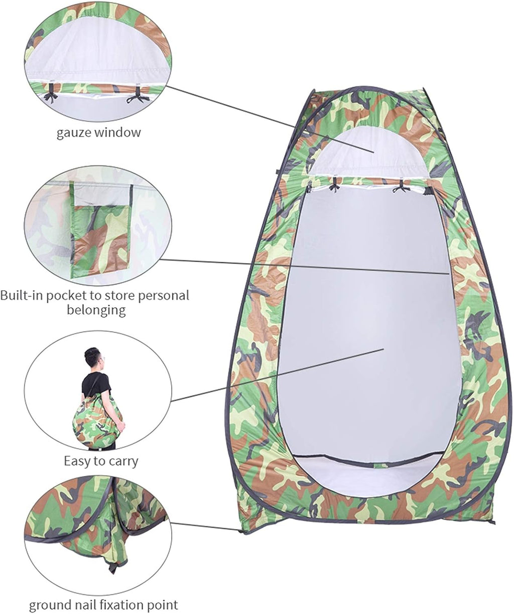 Pop Up Privacy Tent - Portable Outdoor Shower Tent for Camping, Hiking, Beach & Picnic