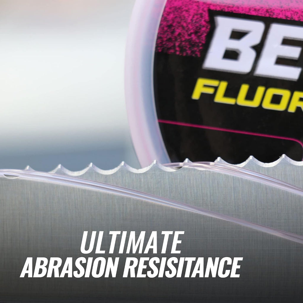 Beyond Fluorocarbon Leader Fishing Line - 100% Pure Fluorocarbon Leader Material - Highly Abrasion Reistant