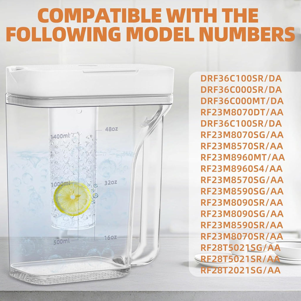 DA97-20587B Refrigerator Water Pitcher for Samsung RF28T5021SR RF28T5021SG
