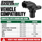 Engine Dancer Camshaft Position Sensor 5S13512 Fit for Subaru