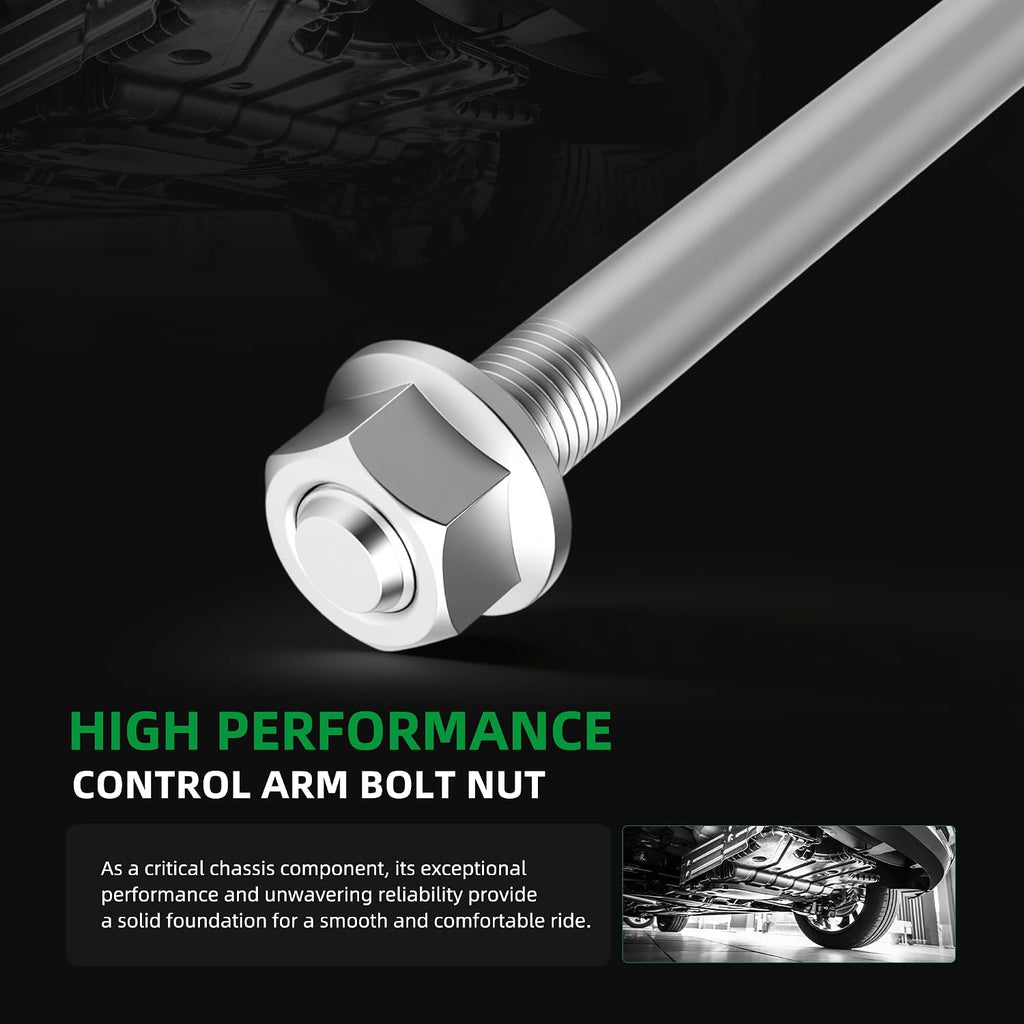 2 Pcs Front Upper Control Arm Bolt Nut for Toyota 4Runner 2003-2023