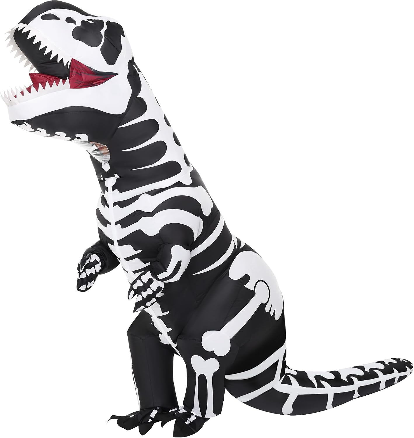Inflatable Dinosaur Skeleton Costume for Adult Halloween T Rex Skeleton Blow Up costumes Men Women Cosplay Party