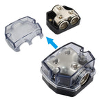 Bonsicoky 2 Way Amp Power Ground Distribution Block, 0 Gauge