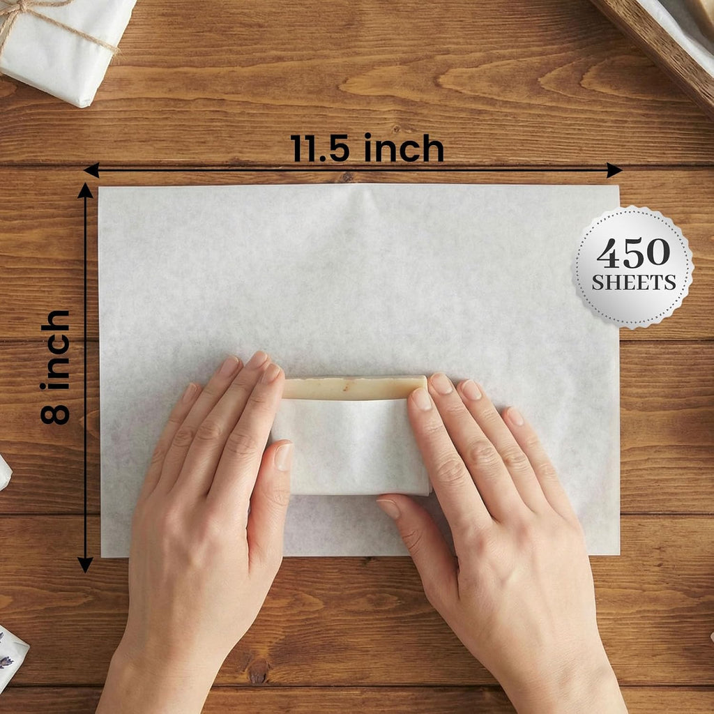 450 Sheets White Tissue Paper, 11.5 X 8 inches