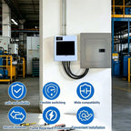Manual Transfer Switch 30A Generator Transfer Switch 120/240V,7500W Capacity, 3-Pole, for Portable Generator