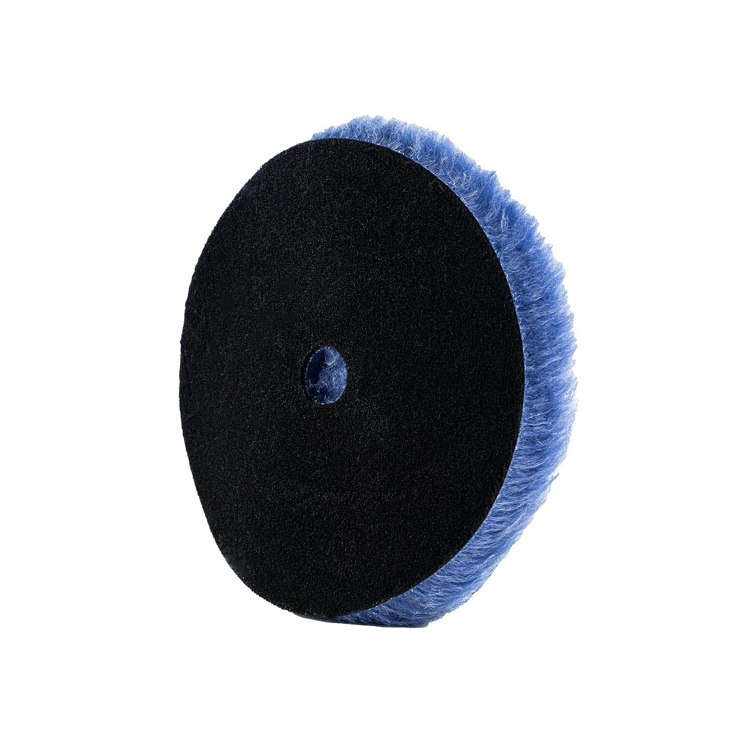 HD Blue Synthetic Wool Pad 5.25" – Foam & Dense Lambs Wool Pad - Removes P1500 Grit Scratches w/Minimal Hazing. Fits