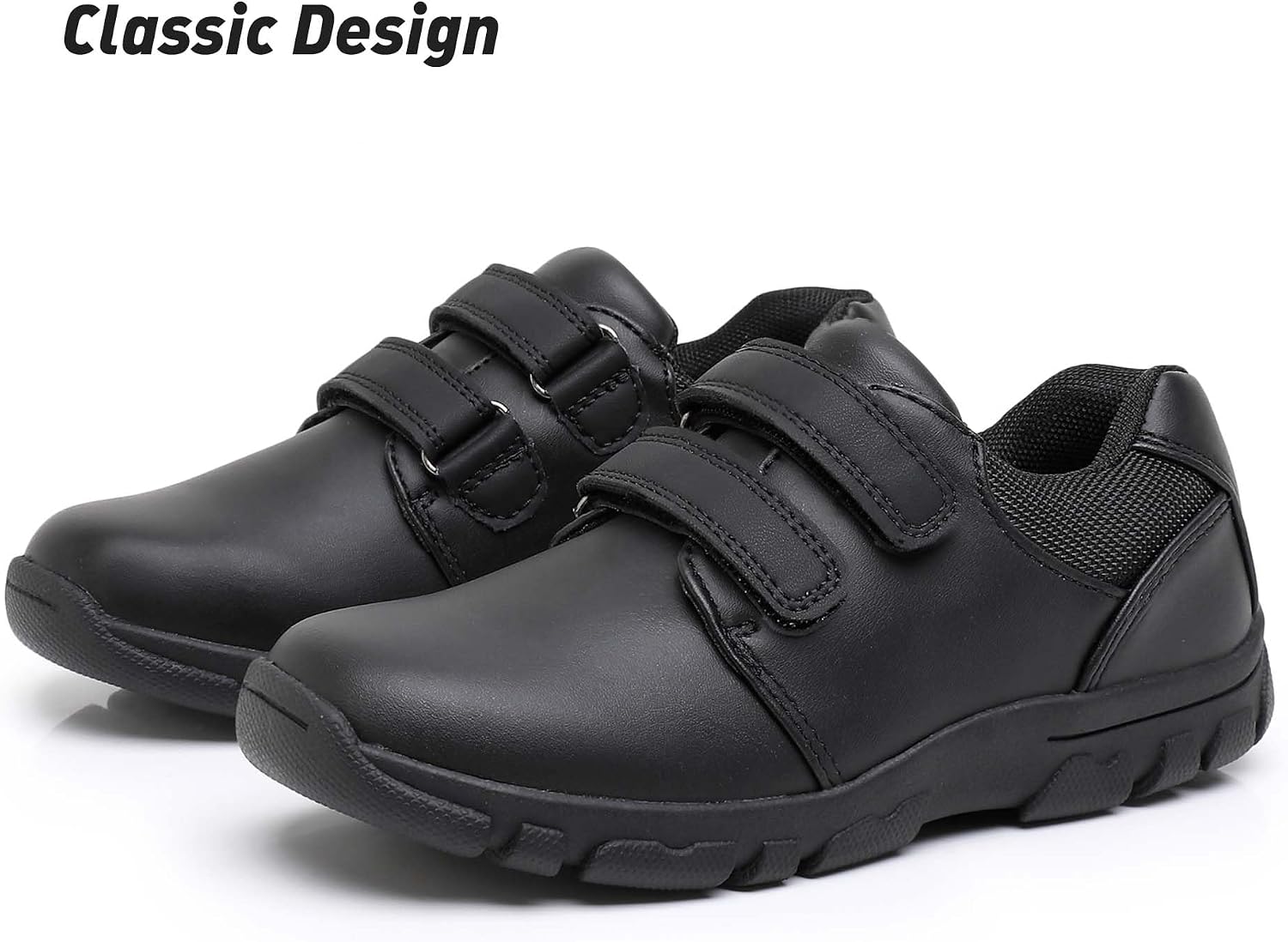 Boys School Shoes Kids Oxford Uniform Black Dress Shoes