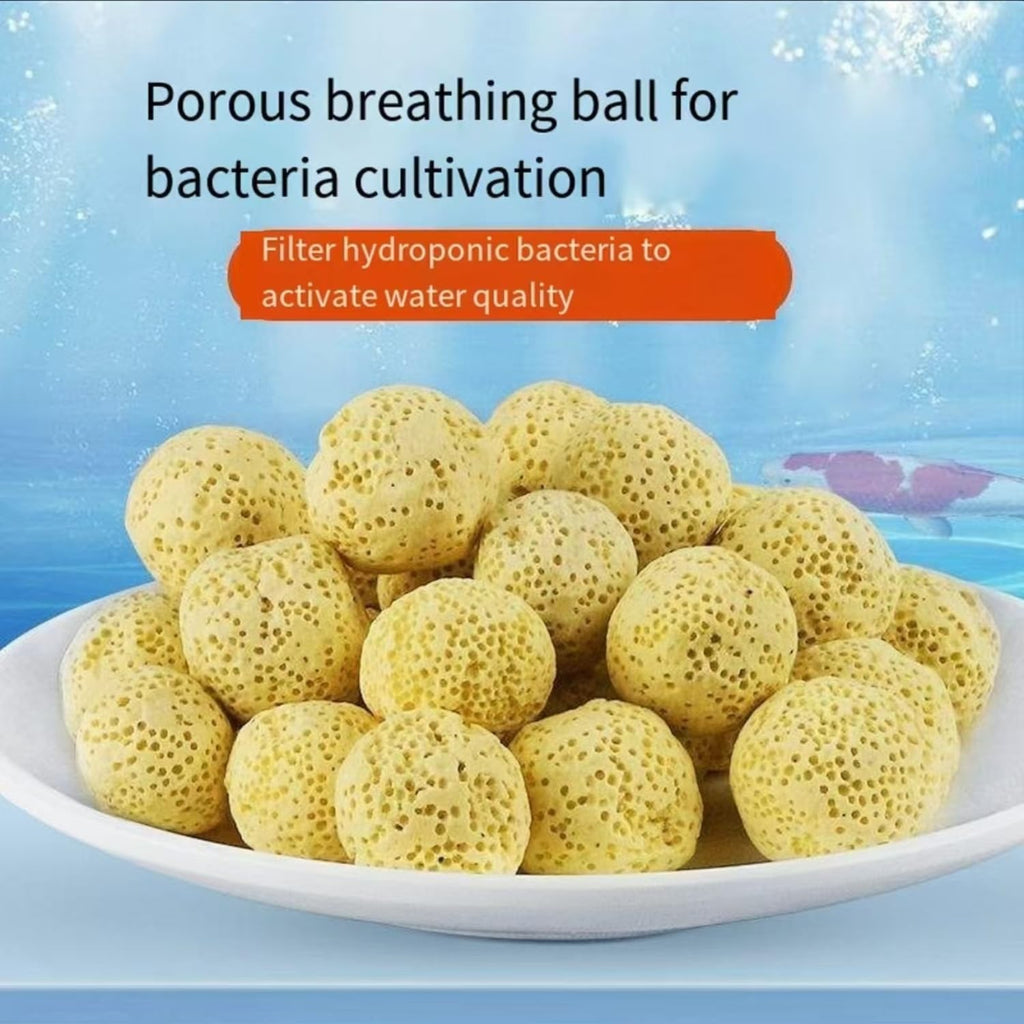 Filter Media Bio Balls (5.5LB)，Ceramic Rings for Aquarium Filter