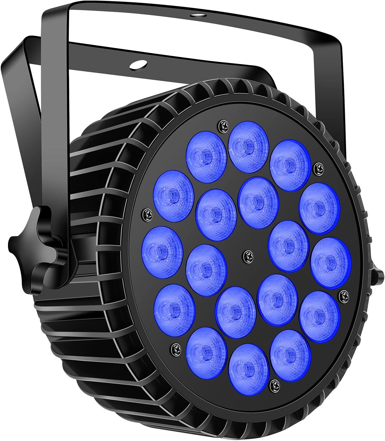Par Lights LED Stage Lights, U`King 12Wx18 RGBW Uplight Stage Lighting Effect by DMX and Sound Activated Control Wash