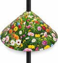 Floral Pattern Squirrel Baffle - Keep Squirrels Away and Attract Birds - Durable Cone - Shaped Squirrel - Proof Guard