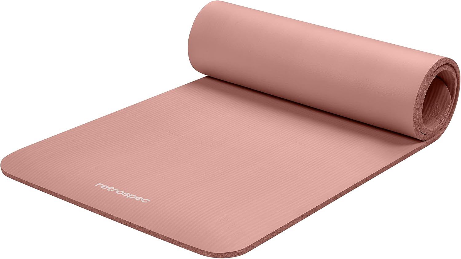 Solana Yoga Mat Thick 1/2in Non-Slip Workout Mat with Nylon Strap - 72x24in Exercise Mat for Pilates, Stretching &