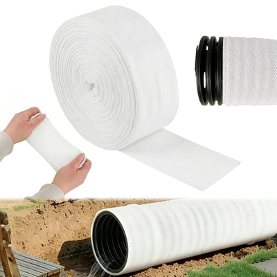 4" x 50' French Drain Fabric Sleeve for 4-Inch Drain Pipe Systems