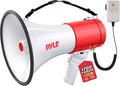 Megaphone 50W PA Bullhorn - Built-in Siren, Adjustable Volume Control & 1760 Yard Range, Record Function - Ideal for