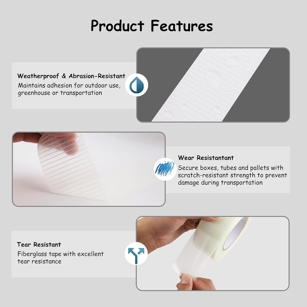 2 Inch Mil Fiberglass Reinforced Packing Tape