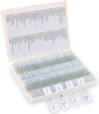 120-Pcs Microscope Slides with Specimens,Plant, Animal, Algae,etc,Educational Microscope Slides and Covers for Young