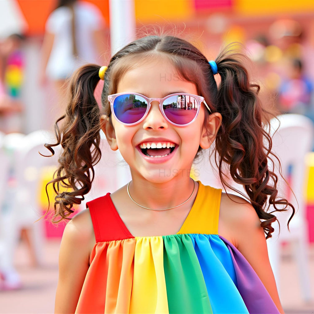 Polarized Kids Sunglasses for Girls Boys, 100% UV Protection for Children Sun Glasses, 50MM