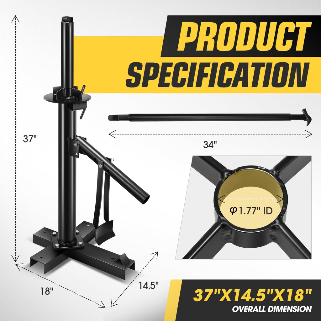 Manual Tire Changer Portable Hand Bead Breaker Tire Machine for 15" to 21" Tires Tire Mounting Machine for Car Truck
