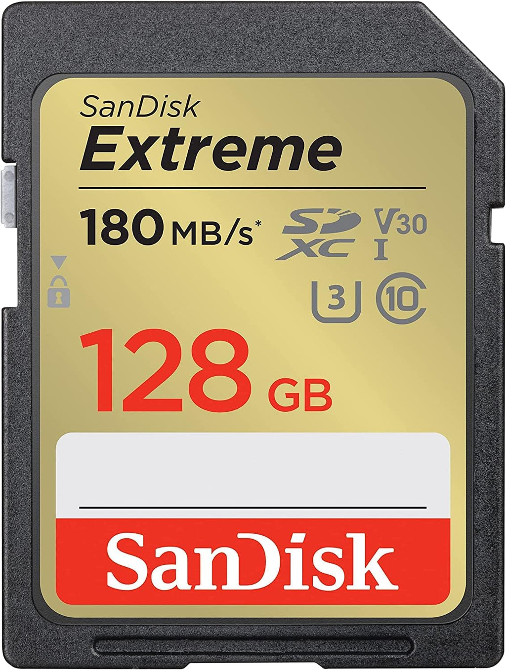 SanDisk 128GB Extreme V30, 4K, Class 10 Memory Card for Fujifilm Cameras | Works with GFX 50S II, X-T30 II, X-E4