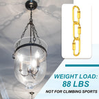 MECCANIXITY Chain Connectors 5mm Thick Gold 3Pack