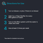 AquaDoc Hot Tub Clarifier - Spa Clarifier for Cloudy Water Treatment 128oz
