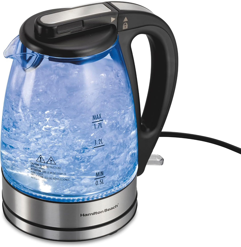1.7 Liter Electric Tea Kettle, Water Boiler & Heater | Fast Boiling 1500 Watts | BPA Free | Cordless Serving |