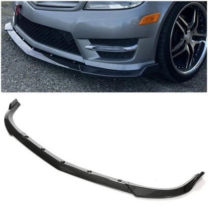 3Pcs Front Bumper Lip Splitter Compatible with 2012-14 Mercedes-Benz