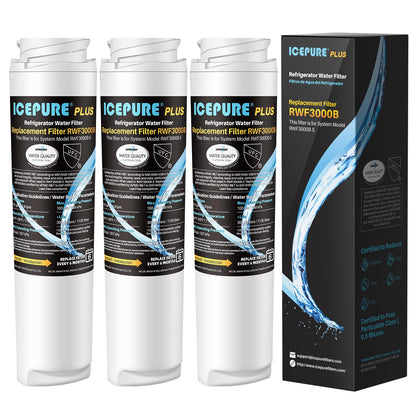 Refrigerator Water Filter Replacement for GE GSWF, Smart Water 238C2334P001, Kenmore 46-9914, 469914, 9914, Utilizes