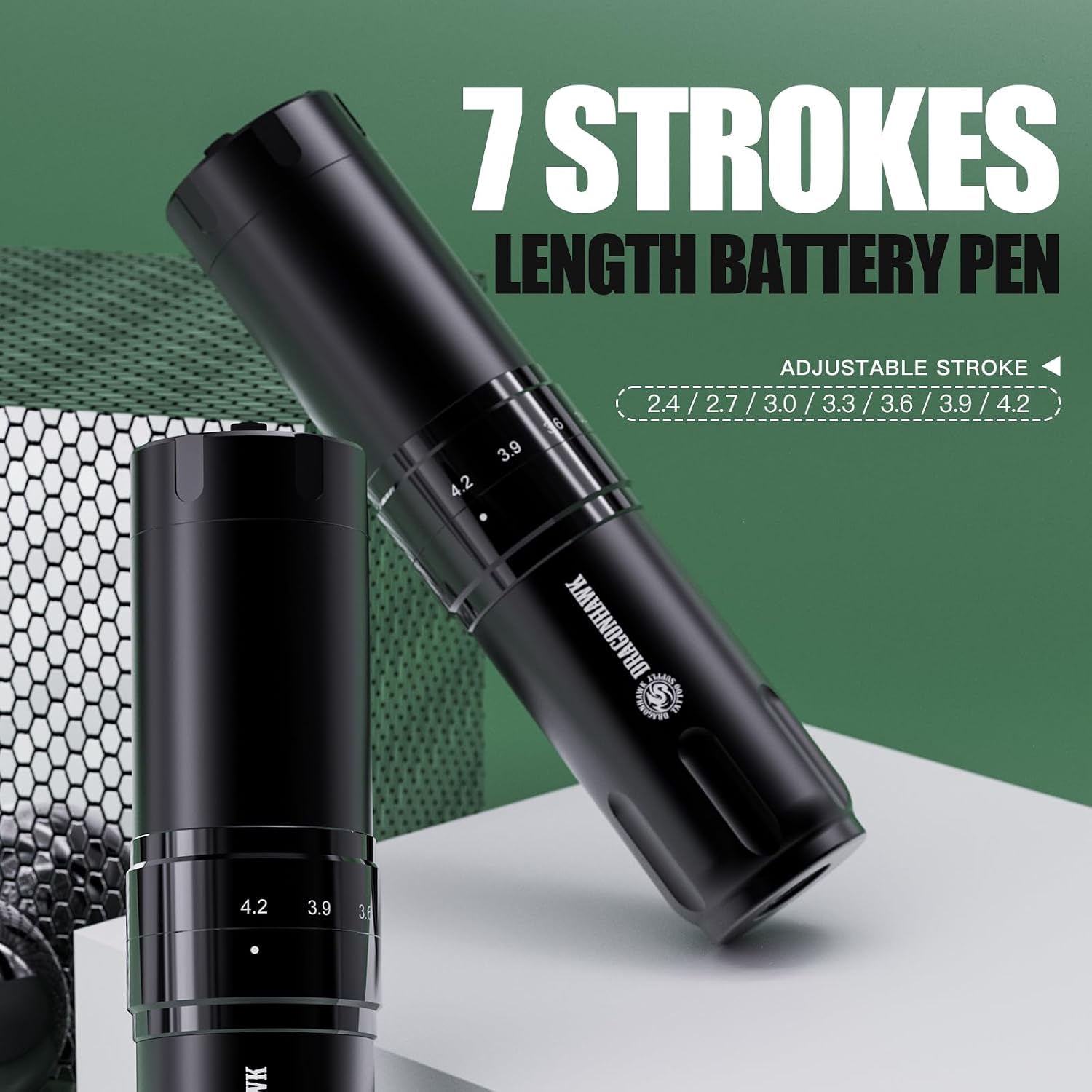 L2 Pro Wireless Tattoo Machine Kit with 7 Adjustable Stroke