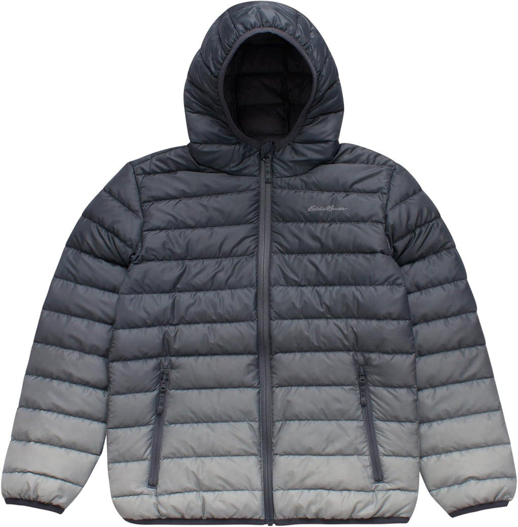 Eddie Bauer Boys' Jacket - CirrusLite Weather Resistant Down Coat for Boys - Insulated Quilted Bubble Puffer (3-20)