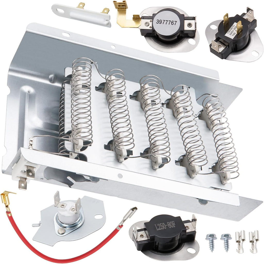 WED7300DW1 WED7000DW1 WED7300DW0 Dryer Heating Element Kit for Whirlpool