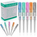 Catheter Piercing Needles Mixed 50PCS – 14G 16G 18G 20G 22G Disposable Hollow Needles IV Catheter Needles for Ear