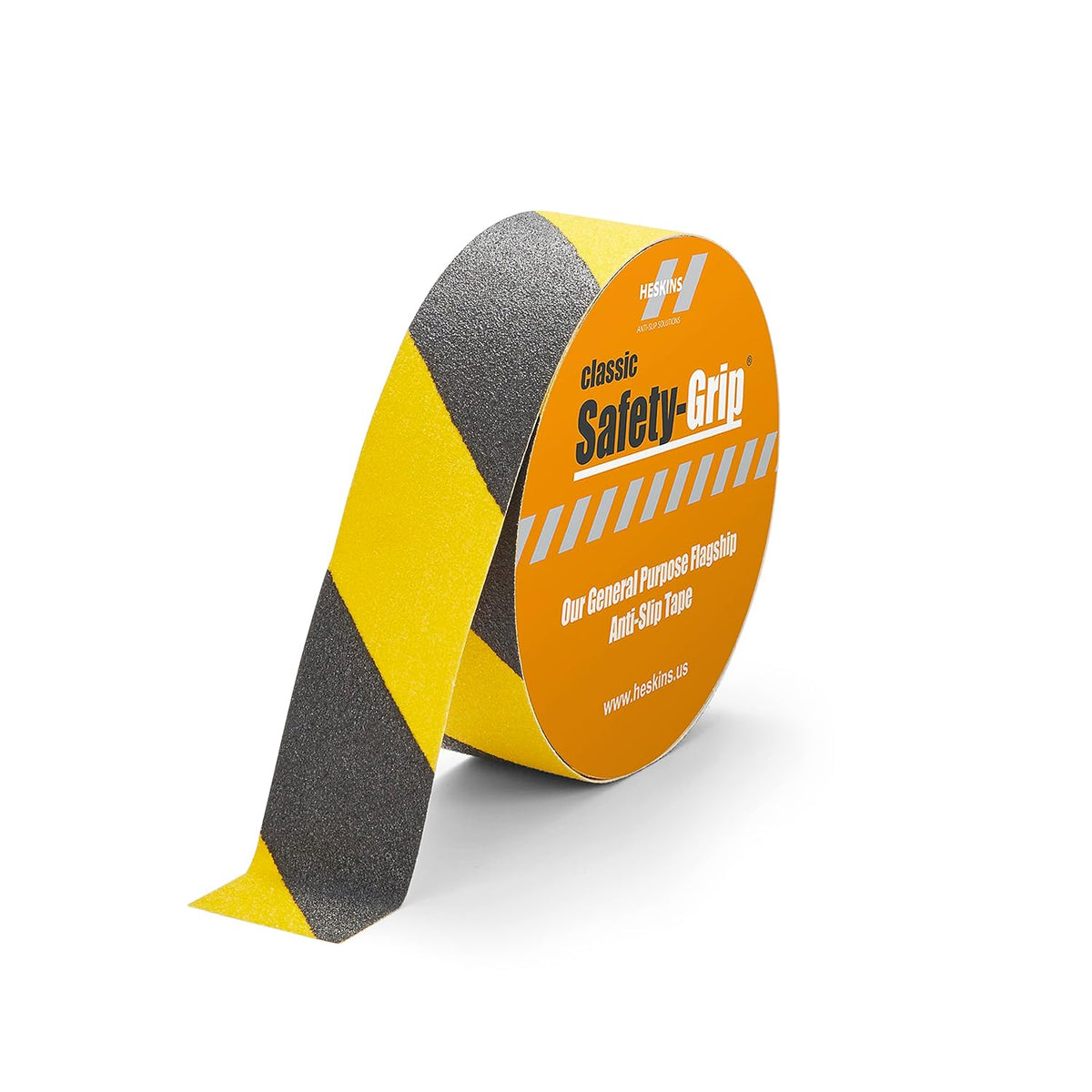 Standard Black/Yellow Hazard Anti Slip Grip Tape (2" x 60ft)