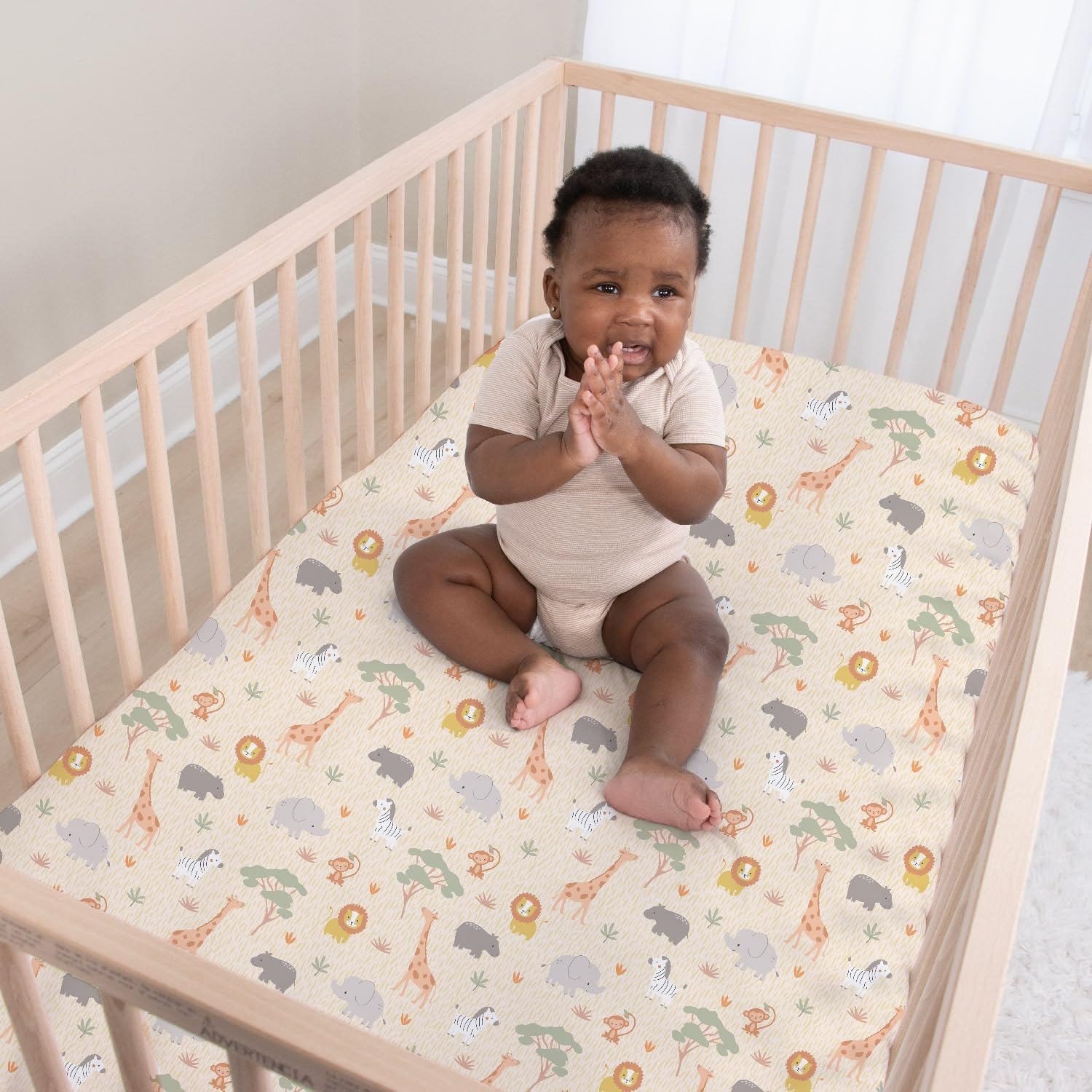 Baby Crib Bedding Set for Boys or Girls - 3 Pieces - Newborn, Infant & Toddler Bed - Checkered Baby Blanket Set with
