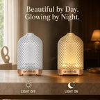Essential Oil Diffuser for Home, 120ML Dimond Glass