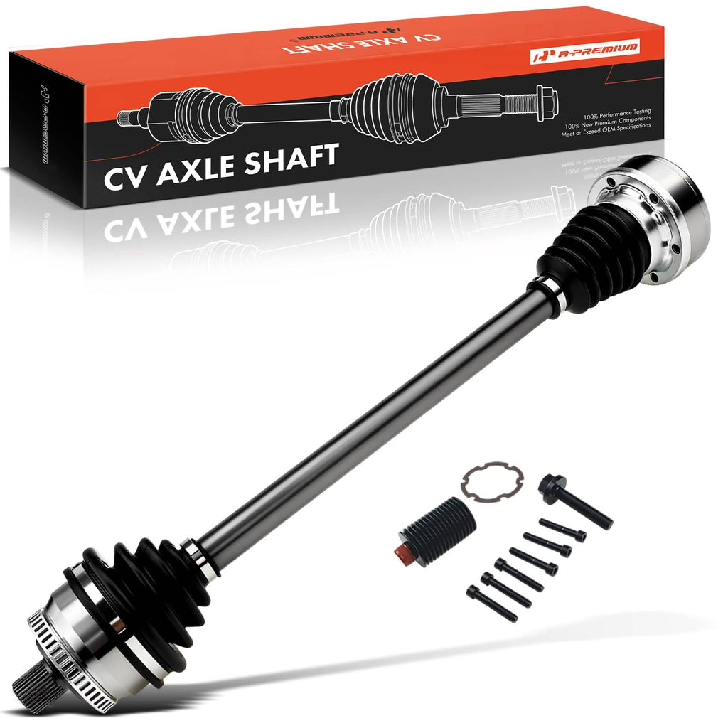 A-Premium Front Left Driver Side CV Axle Shaft Assembly for Audi Models