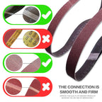 1x 30 Inch 80 Grit Sanding Belt | Premium Aluminum Oxide Sanding Belt | Premium Sander Sandpaper – 12 Pack
