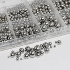 840 Pcs Stainless Steel Bearing Balls, 2/2.5/3/3.5/4/4.5/5/5.5/6/7/8/9/10mm
