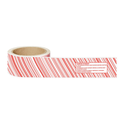 2 inch x 55 Yards “Tamper Evident - If Void Message Appears Check Contents Before Accepting” Bilingual Packing Tape