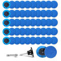 50Pcs 2 inch R-Type Quick Change Zirconia Surface Conditioning Sanding Discs Set 36 Grit with Adapter & Backing Pad