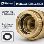 19037 O-Ring Seals,20 Pack,Compatible with Yellow Jacket SealRight 1/4 in Quick Couplers 19109 19209